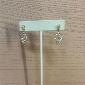 UNTAMED PETALS BY AMANDA JUDGE Gold and Silver Dainty Crystal Earrings